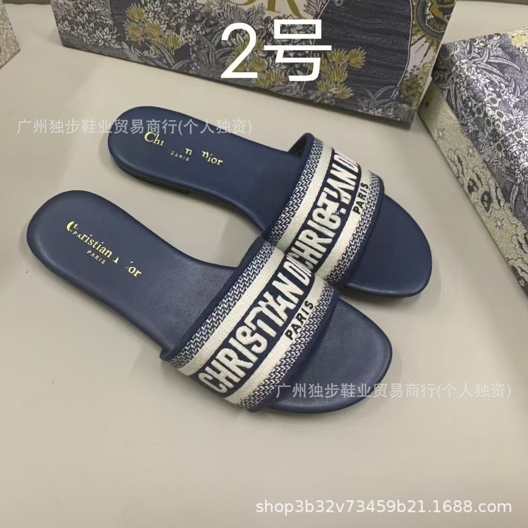 Un tipo de D clásico transfronterizo exclusivo para la moda versátil zapatillas planas exclusivas exclusivas