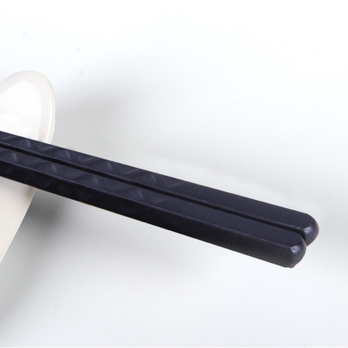 Japanese alloy chopsticks set for home use, high-end, anti-slip pointed tip, heat-resistant, disinfected, mold-proof, commercial use, 10 pairs set