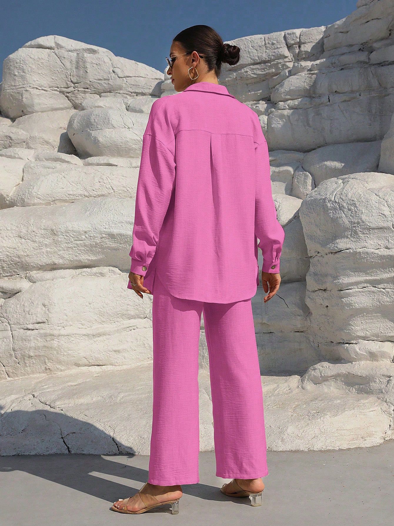 Elegant Two-piece Long-sleeve Cardigan Set For Women Plus Size_voghion.com