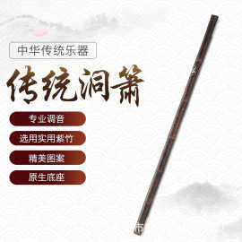 箫 专业箫  天然紫竹洞箫 G调F调 乐器 初学萧民族乐器