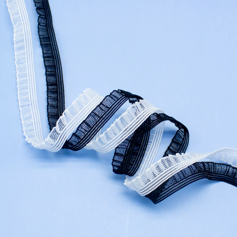 В наличии 6 мм1.0CM рыбий шелк грибок цветок эластичный вязаный крючком машина нейлоновая Талия на резинке шарф кукольная одежда