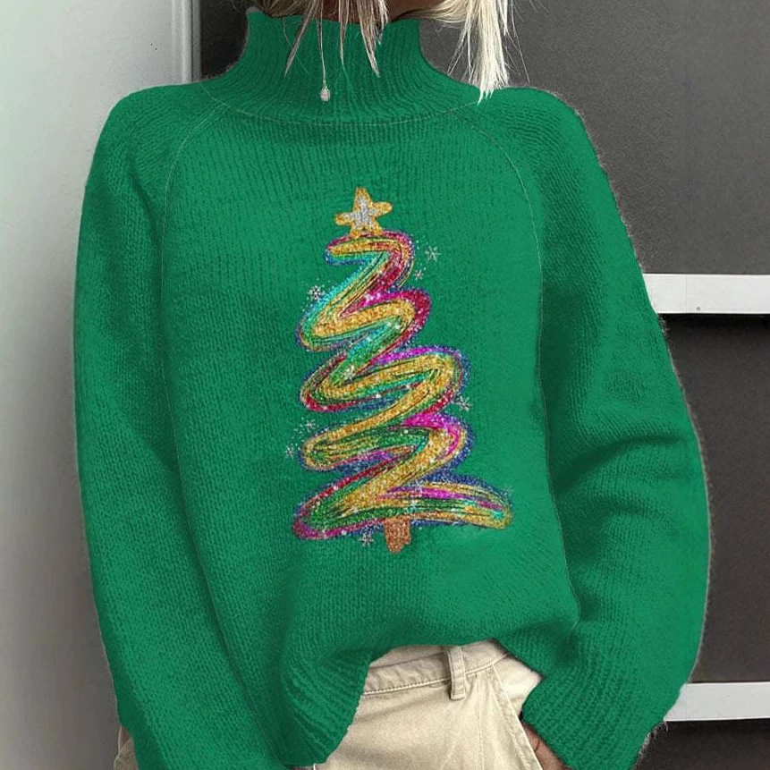 2025 независимая станция трансграничный Xiyin Amazon новый рождественский абстрактный принт повседневный плащ-кардиган