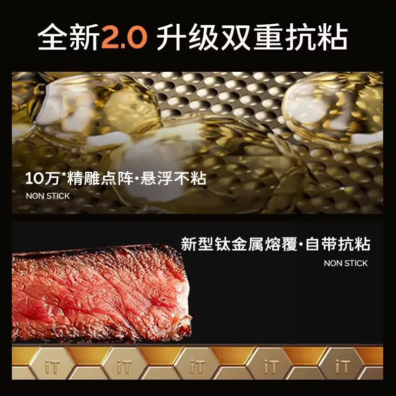 Бытовая антипригарная сковорода нержавеющая сталь кастрюля без покрытия вок газ индукционная плита универсальная жарочная сковорода