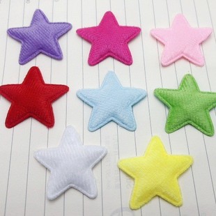 4.5cm corduroy five-pointed star embossed accessories diy star hair accessories headdress hair clip handmade jewelry materials