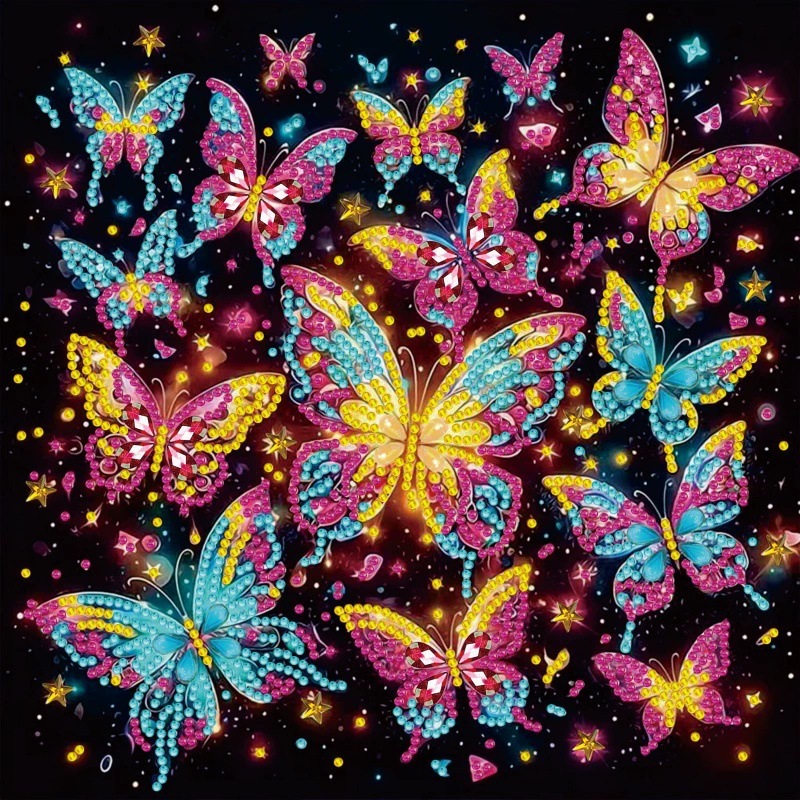 Pintura de Diamantes 5D con Forma Irregular de Princesa de Fantasía, Pintura de Diamantes DIY, Pintura de Diamantes con Puntos de Cristal, 30×30