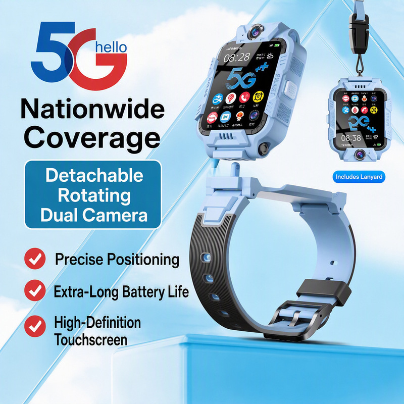 Children's phone watch for elementary school students, featuring multiple languages and cross-border functionality Children's phone watch for elementary school students, featuring multiple languages and cross-border functionality