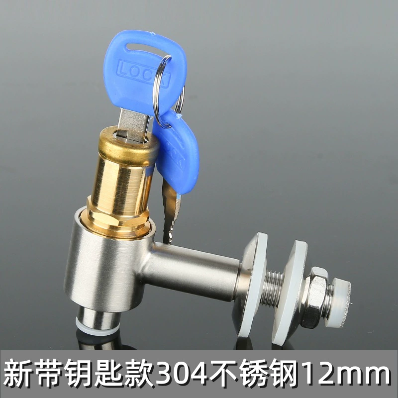 Стеклянная бутылка для вина с замком кран винная банка с ключом из нержавеющей стали кран сопло для воды винная банка винный баррель переключатель 12 мм