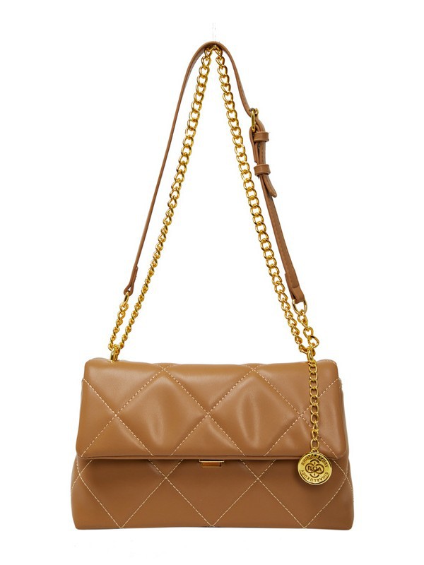 Bolso para mujeres 2025 nuevo estilo transfronterizo de tendencia europea y americana bolso de cadena de diamante nicho de moda alta sensación de mochila de viaje