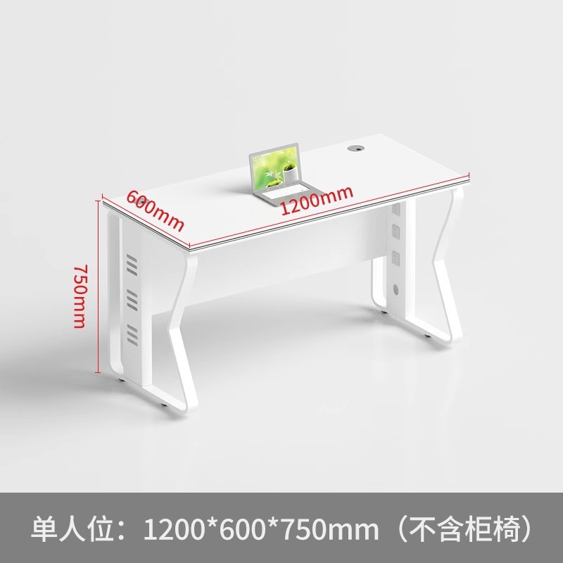 Mesa de oficina Mesa y silla de personal Mesa de oficina para 2 personas Mesa de oficina para 4 personas Mesa de oficina para 6 personas Mesa de oficina de computadora moderna Minimalista