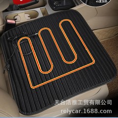 クロスボーダー熱売オフィス加熱小方クッションメーカー卸売りシングルシート5V加熱自動車クッション対外貿易