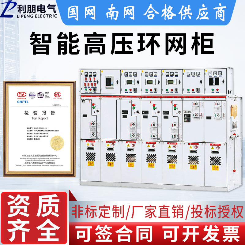 高压环网柜10kv全绝缘六氟化硫柜二进四出sf6环网柜成套充气柜厂