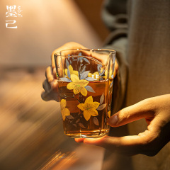 墨己瑞璃玻璃海棠公道杯家用日式高颜值分茶器茶道配件茶海公杯