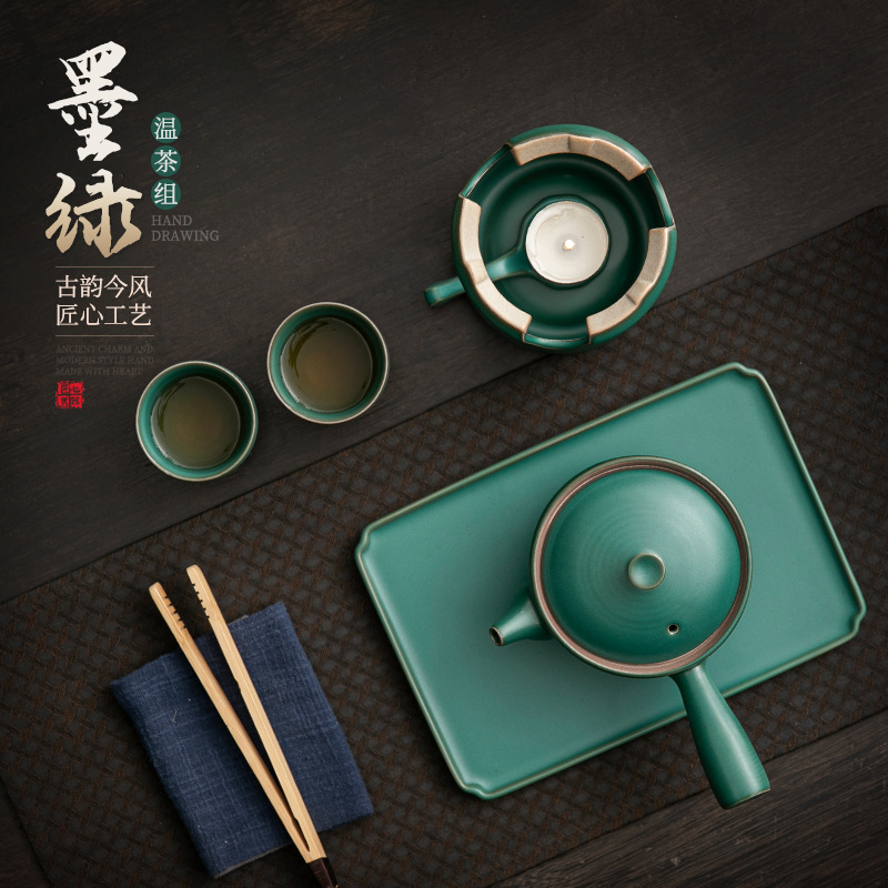 High-end tea set for hotel, light luxury style