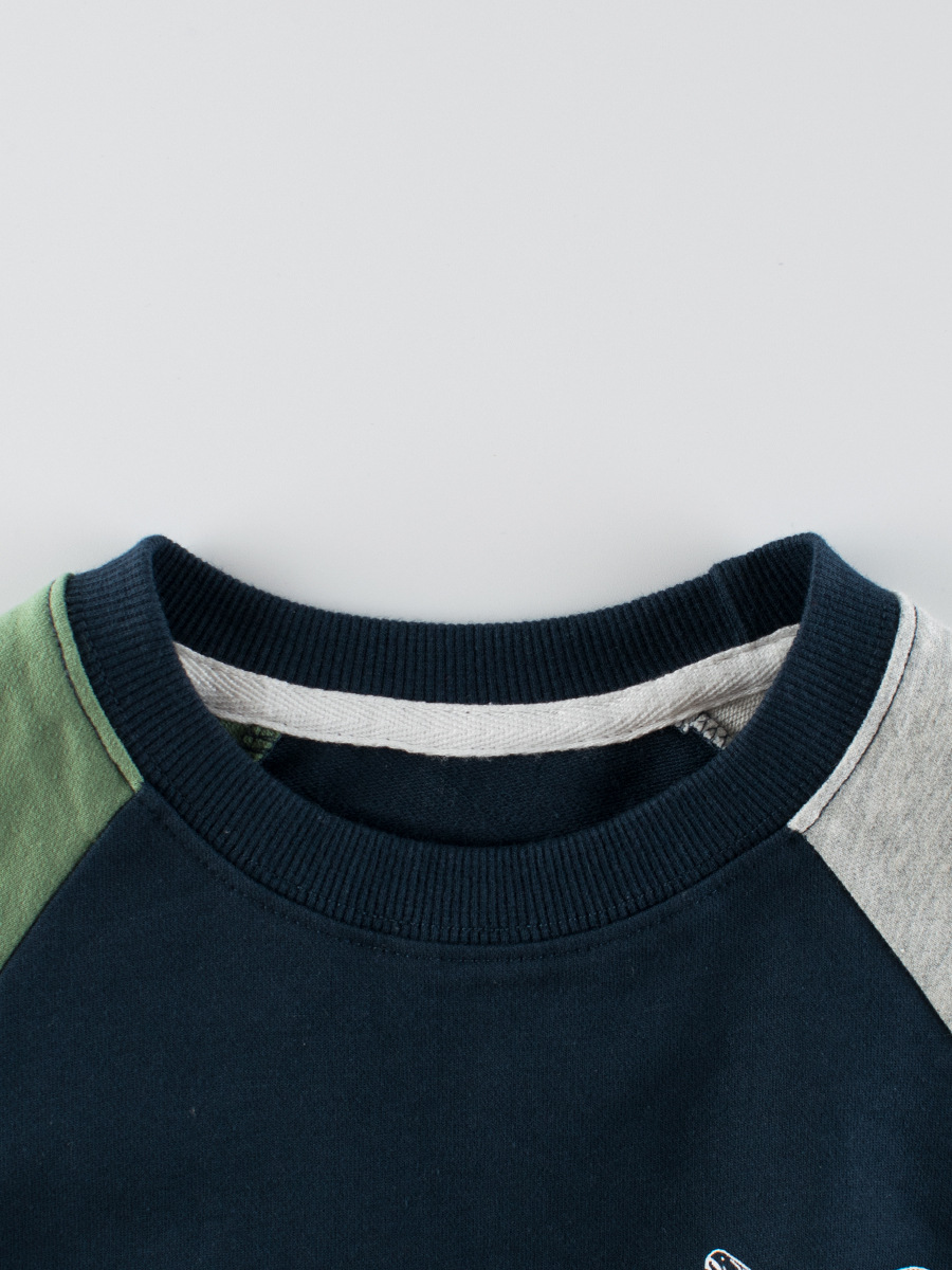 27kids ropa para niños de la marca de moda 2024 traje de dos piezas de otoño e invierno ropa de bebé para niños coreanos