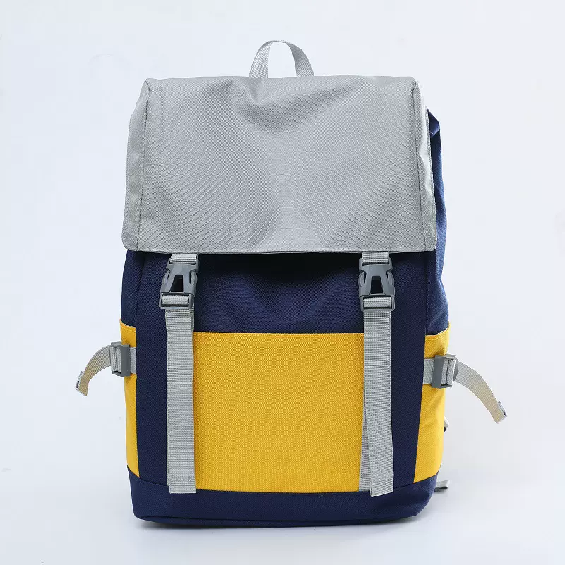 大容量休闲双肩包牛津布男女ins工装风旅行背包时尚简约学生书包