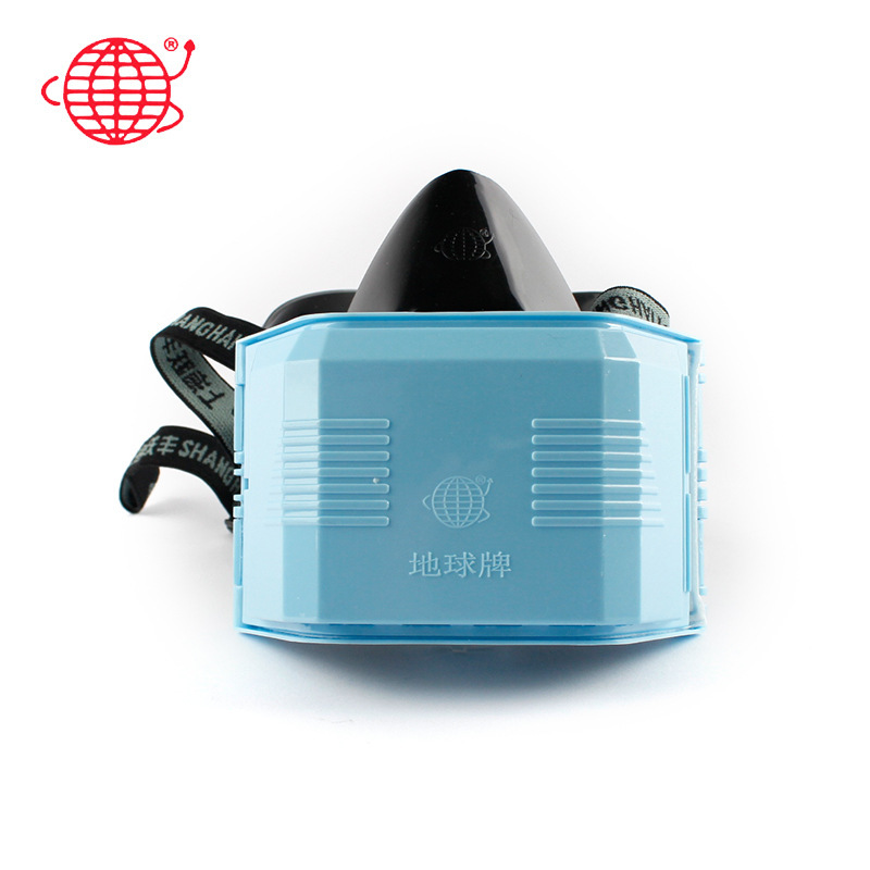 地球3100口罩工业粉尘喷漆打磨面具水泥颗粒活性炭滤棉芯防护面罩