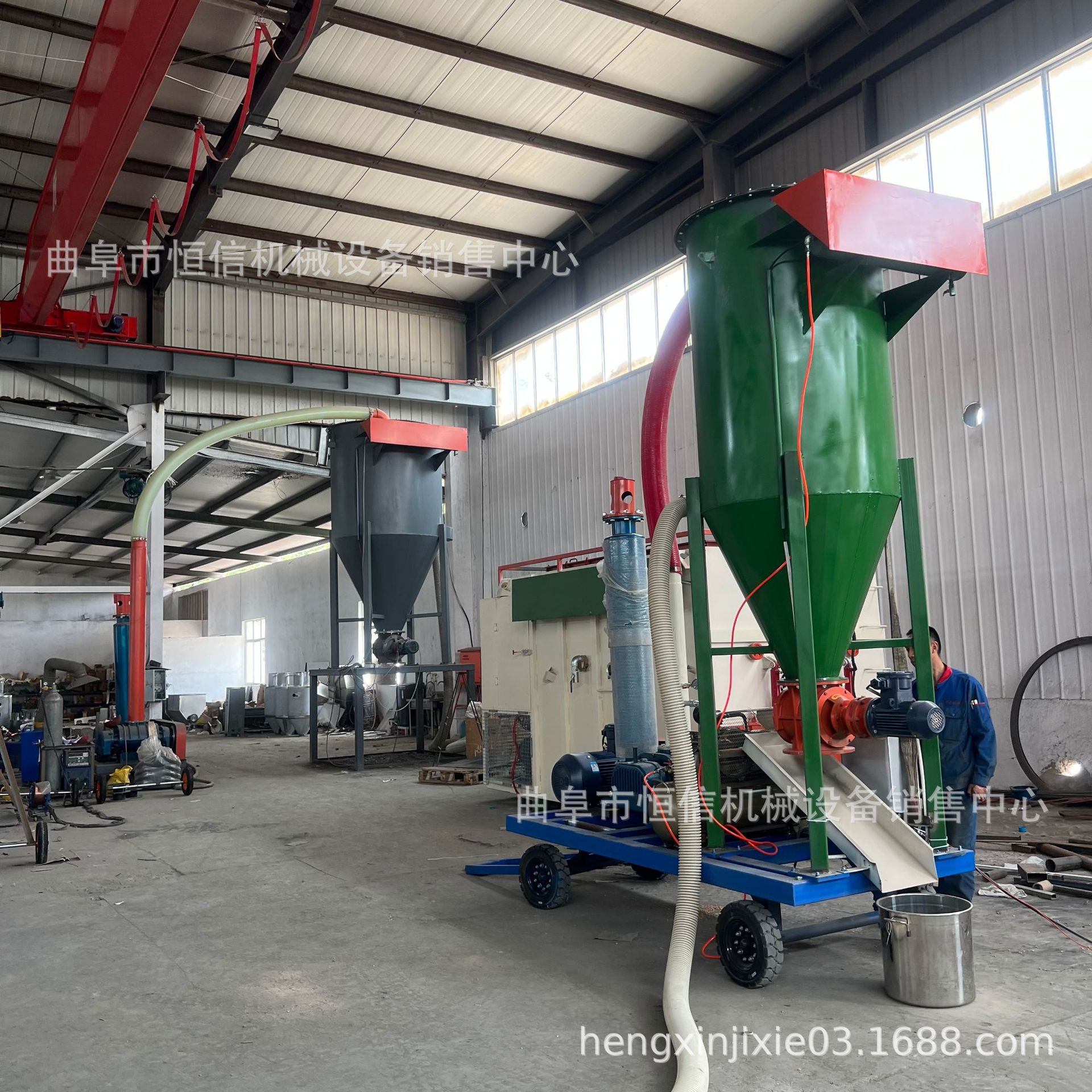 30m长碎石子气力输送机厂家zcjb 炭黑粉末装吨包气力吸灰机 直供