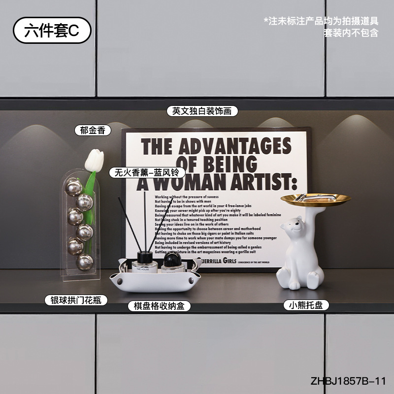 高級ソフト装飾、玄関装飾、絵画、軽くて豪華なリビングルーム、テレビ、サイドボード、靴箱、ニッチホーム|undefined