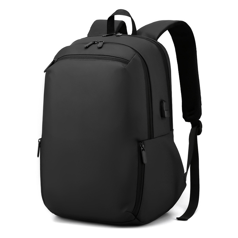 Nuevo bolso de computadora de hombro transfronterizo, película de cuero, bolso de negocios resistente al agua, mochila para estudiantes universitarios, mochila de viaje y ocio para hombres