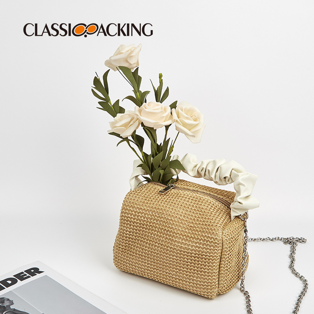 Bolsos de mujer de verano al por mayor de fábrica 2025 bolsos de nube tejidos simples de moda bolsos de mensajero de moda de celebridades de Internet