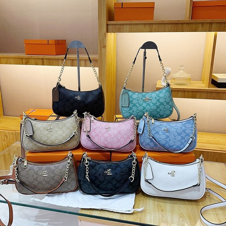 bags2025跨境包包女包C家腋下包新款时尚印花蔻家单肩斜跨女包|undefined