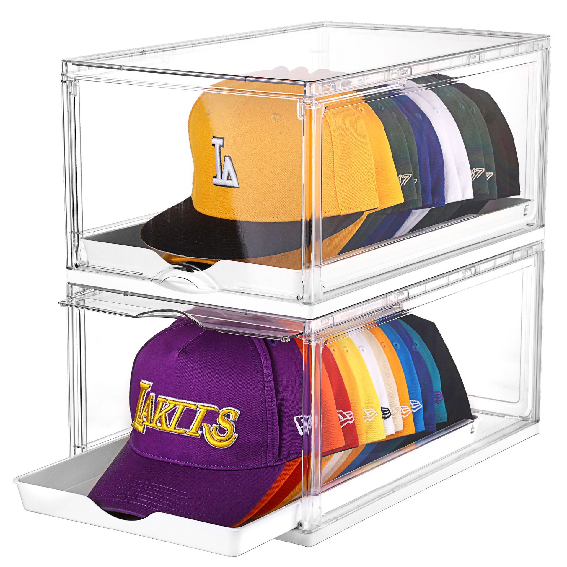 모자 서랍 상자 2개