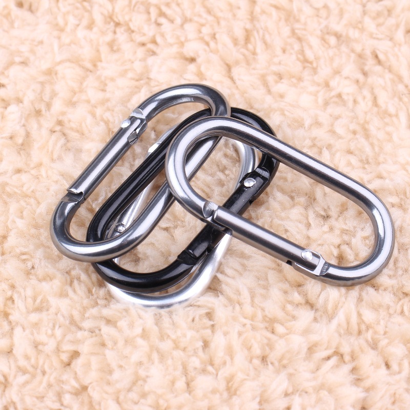 Runway shaped No. 5 carabiner luggage buckle spring hook toy water…