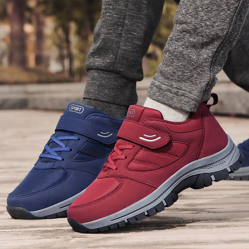 2025 Shoes for Middle-Aged and Elderly Women, Versatile Soft-Soled Casual Sports Shoes for Men, Travel Shoes with Velcro for Dads