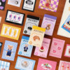 Small retro sticker, decorations, scheduler