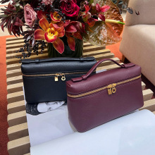 跨境LP19饭盒包Gigi同款真皮女包简约单肩斜跨盒子包小众气质女包