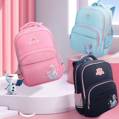 Disney quality goods Children's bags originality Cartoon schoolbag 1-4 grade pupil Backpack Burdens bags