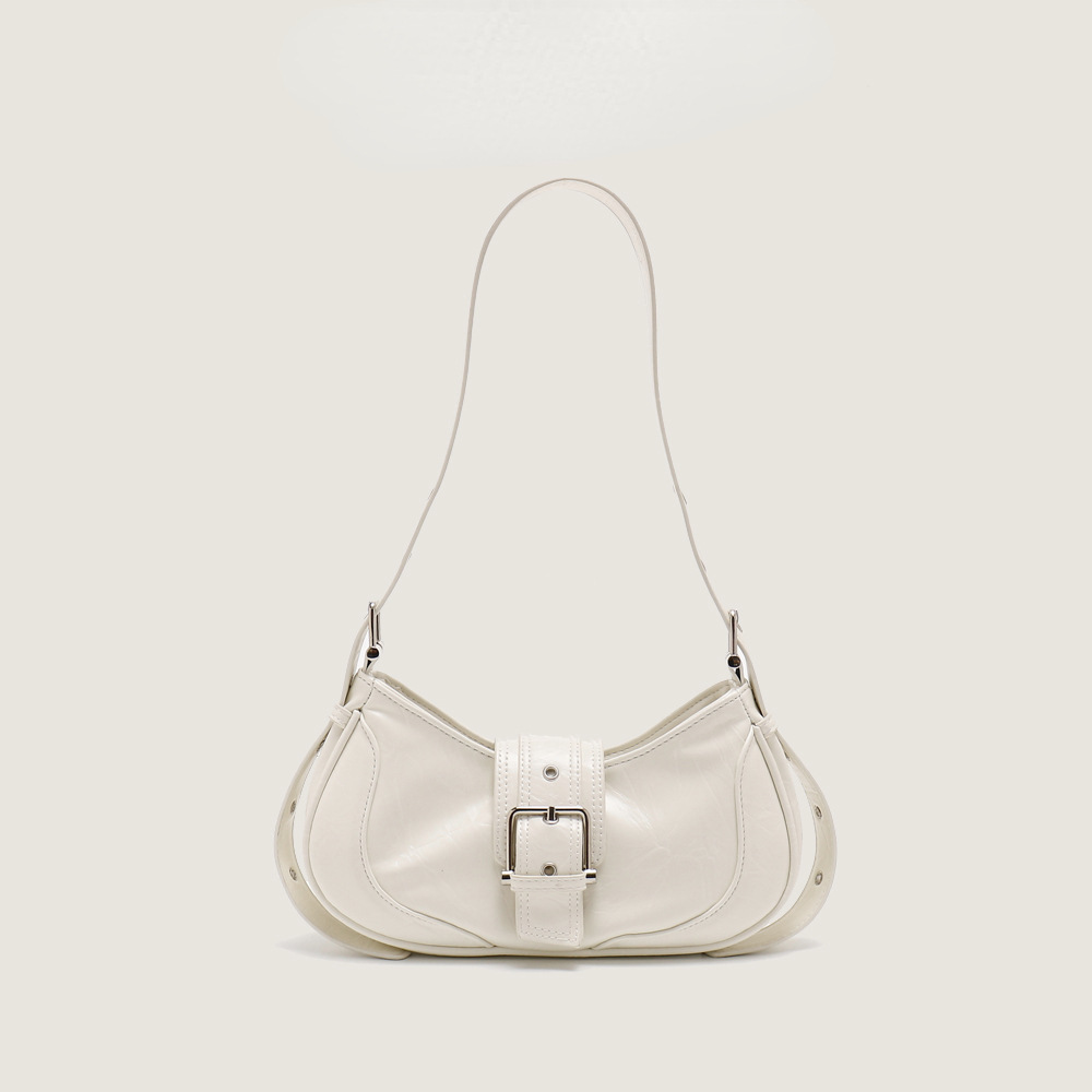 Taobao 2023 Nueva Bolsa nicho textura baguette bolsa retro bolsa de las axilas todo-fósforo ins bolsa de hombro