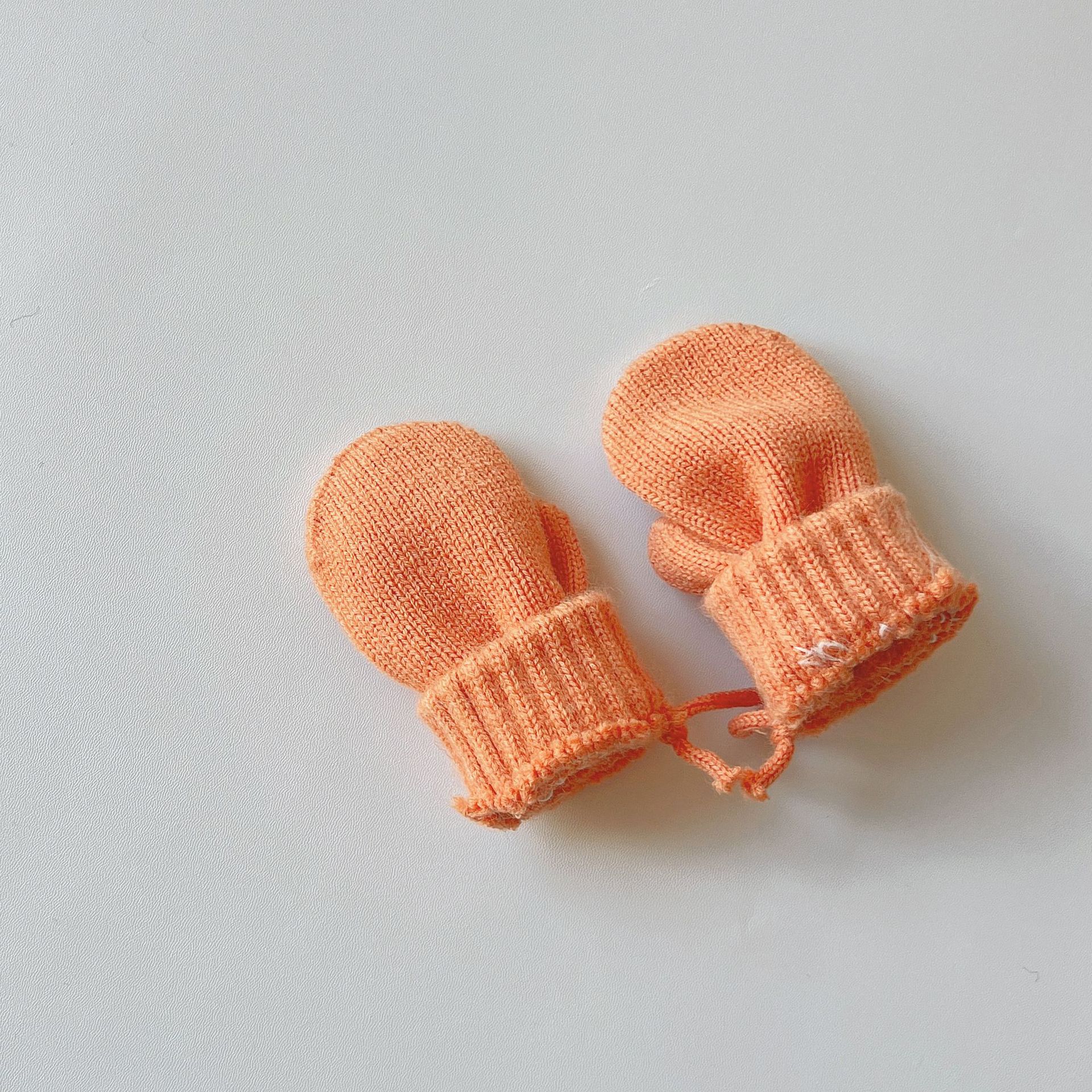Kinder handschuhe Winter bonbonfarbenen Halfter Baby stricken warm zu halten_voghion.com