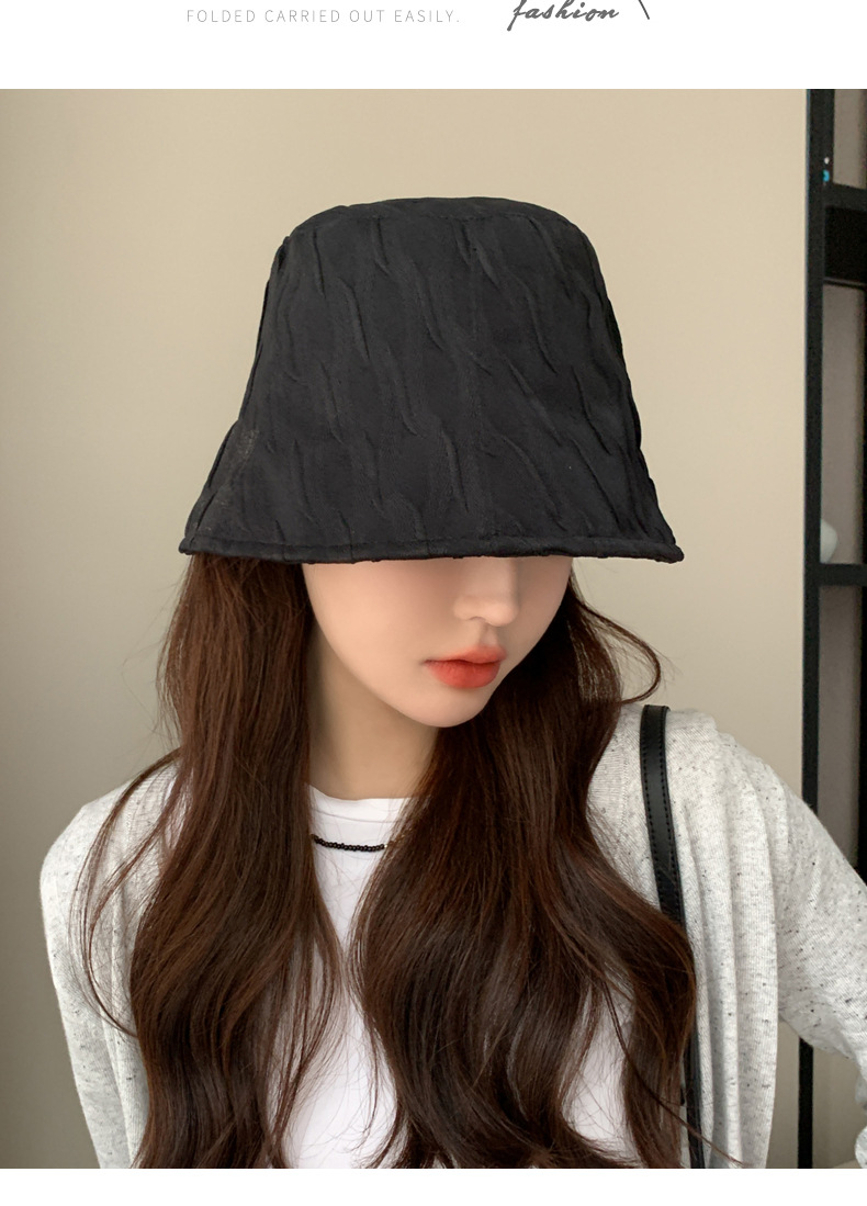 Bucket Hat For Women Solid Colour Autumn Winter Fashion Accessory_voghion.com