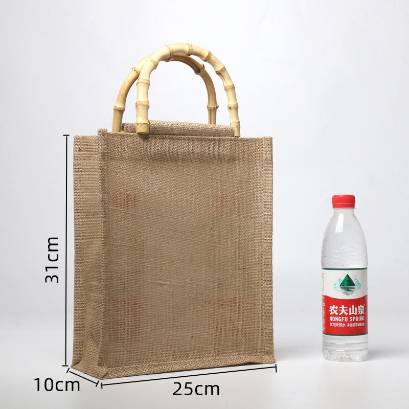 Bolsas de lino personalizadas en el sitio, logotipo impreso sin impresión, bolsas de lino al por mayor, bolsas de compras de regalo de boda