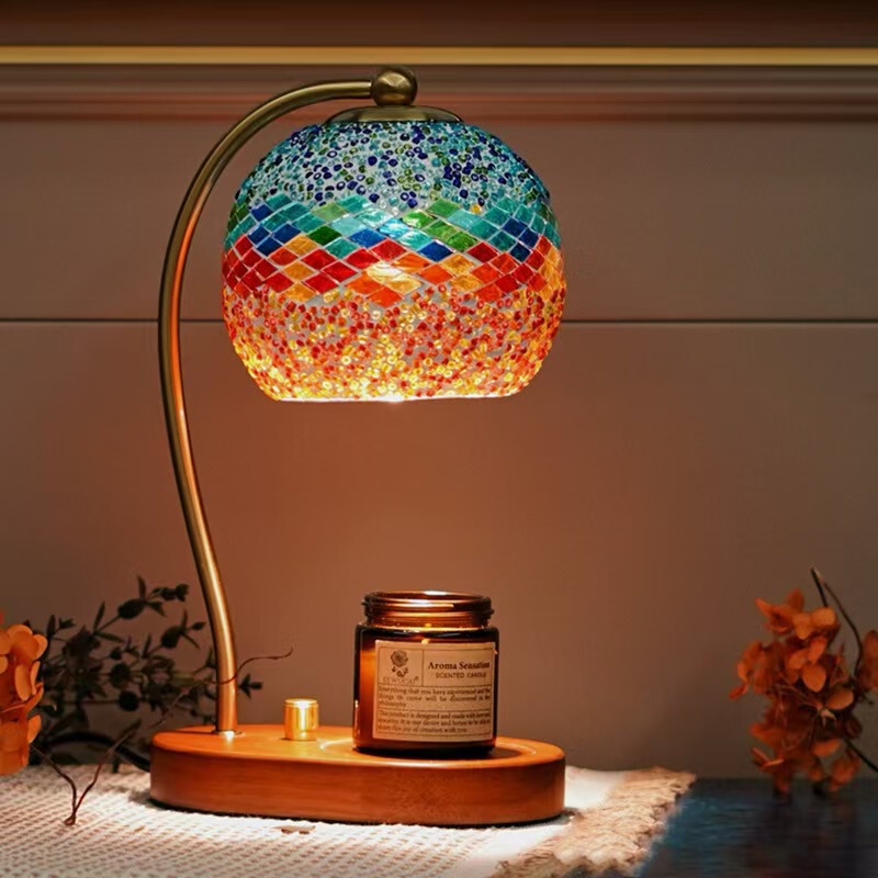 New Moroccan Retro Candle Melting Lamp, Aromatherapy Lamp, Wax Melting Lamp, Table Lamp, Birthday Gift, Bedroom Bedside Lamp