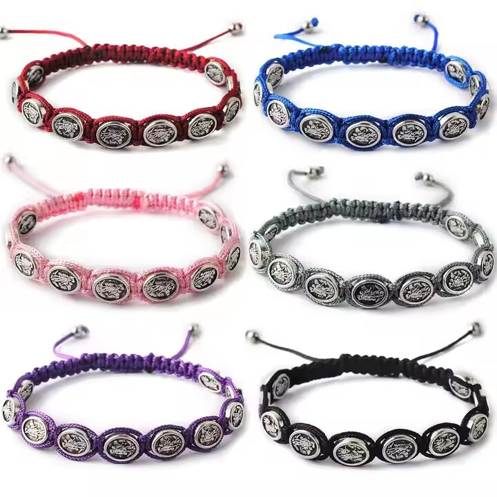 Europe and the United States cross-border new hand-woven color suit adjustable bracelet bracelet lucky men's and women's bracelet jewelry Europe and the United States cross-border new hand-woven color suit adjustable bracelet bracelet lucky men's and women's bracelet jewelry