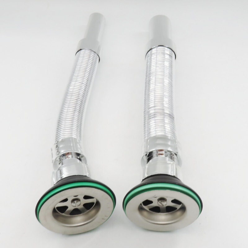 Foreign trade export basin sewer electroplating deodorant sewer corrugated sewer deodorant retractable basin under the basin