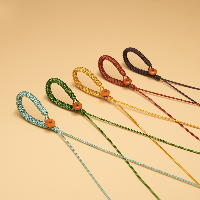 Diamond Knotted Hand-woven Rope No. 72 Keychain Pendant Accessories Semi-finished Olive Buckle Removable High Quality