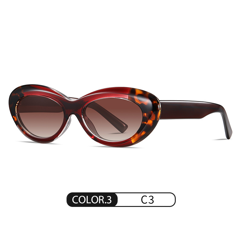 Nuevas gafas de sol polarizadas con placa de ojo de gato, gafas de sol de protección solar retro de moda, gafas anti-luz azul con montura S26102TR