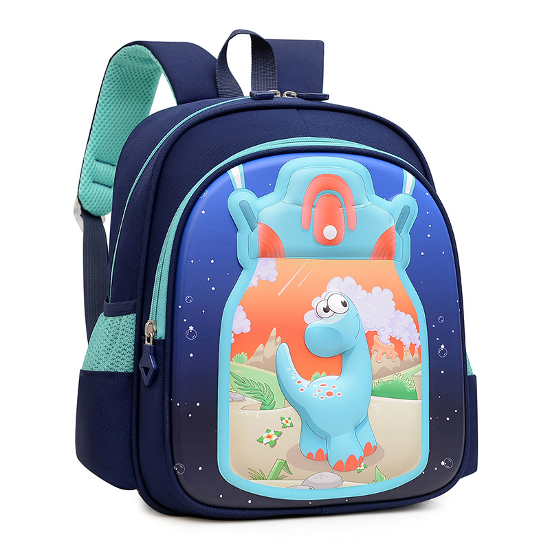 Mochila escolar para niños 4-8 años de edad mochila de jardín de infantes de gran capacidad impermeable Primer Grado mochila de dinosaurio mochila de estudiante de escuela primaria