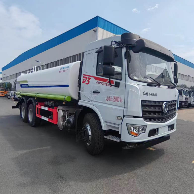 National Vi Large Capacity Dongfeng Rear Dual Axle Spray Truck 20 Cubic Meter Fog Cannon Truck for Dust Control and Water Transport in Industrial Parks and Construction Sites