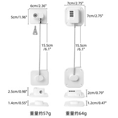 Multifunctional child safety lock window limiter home baby protection drawer lock refrigerator lock window lock baby lock