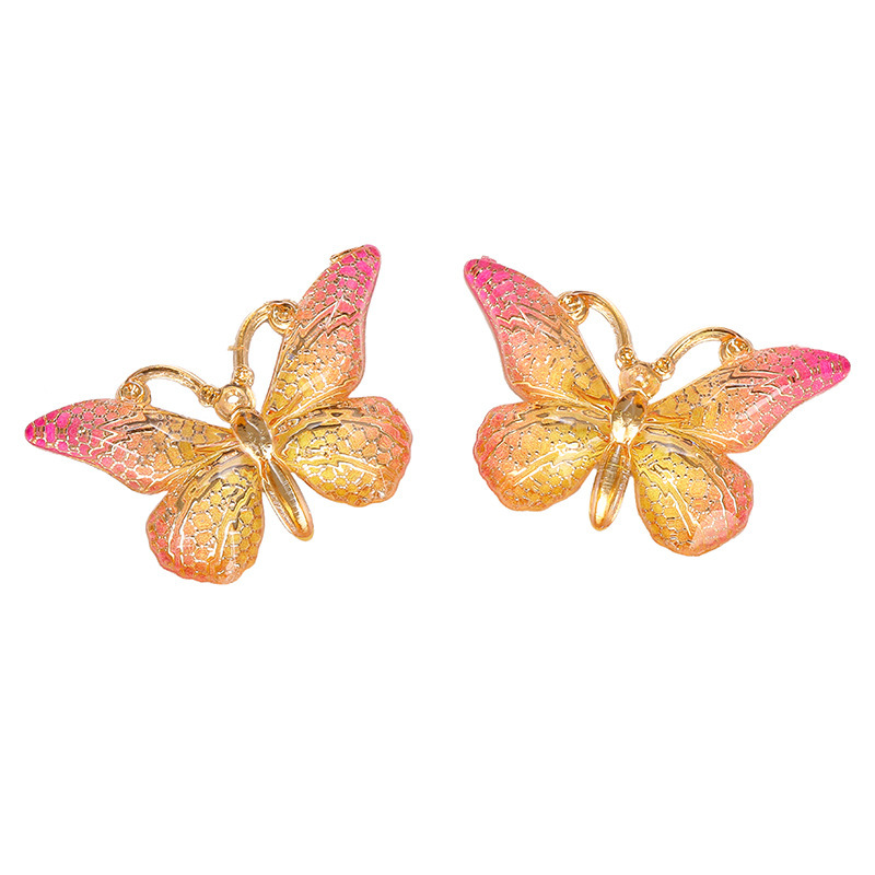 Colgante de mariposa transfronteriza de color creativo de personalidad acrílico europeo y americano bolsas de auriculares bolsas de decoración accesorios