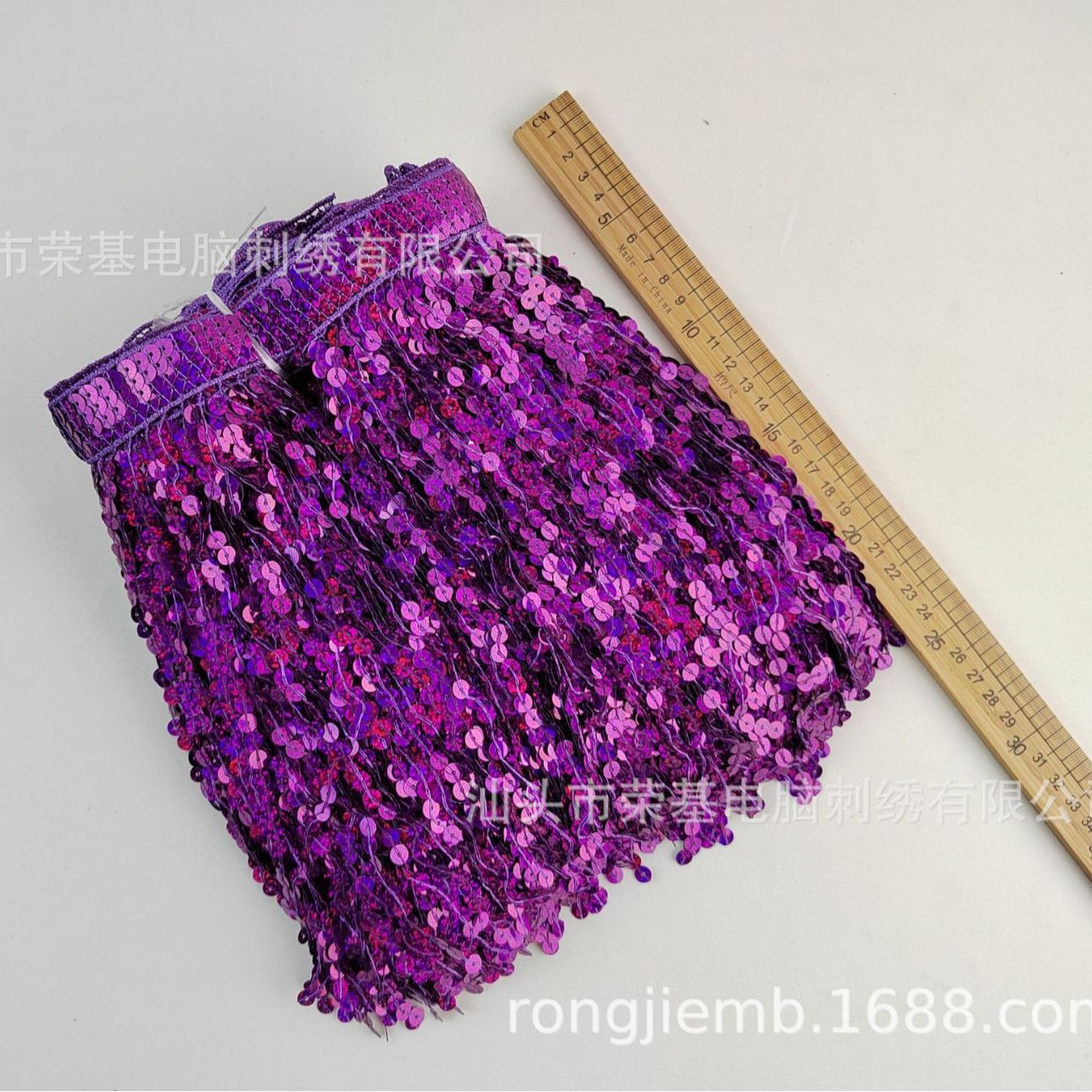 DIY饰品 流苏花边 珠片条码 舞台服花边 珠片流苏