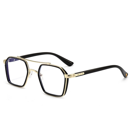 2023新款双梁眼镜 复古平光眼镜框 网红同款可配度数防蓝光近视镜