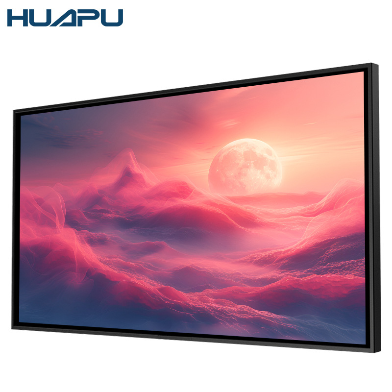 工厂直销43英寸超薄壁挂广告机4K高清液晶显示屏广告播放器大屏幕