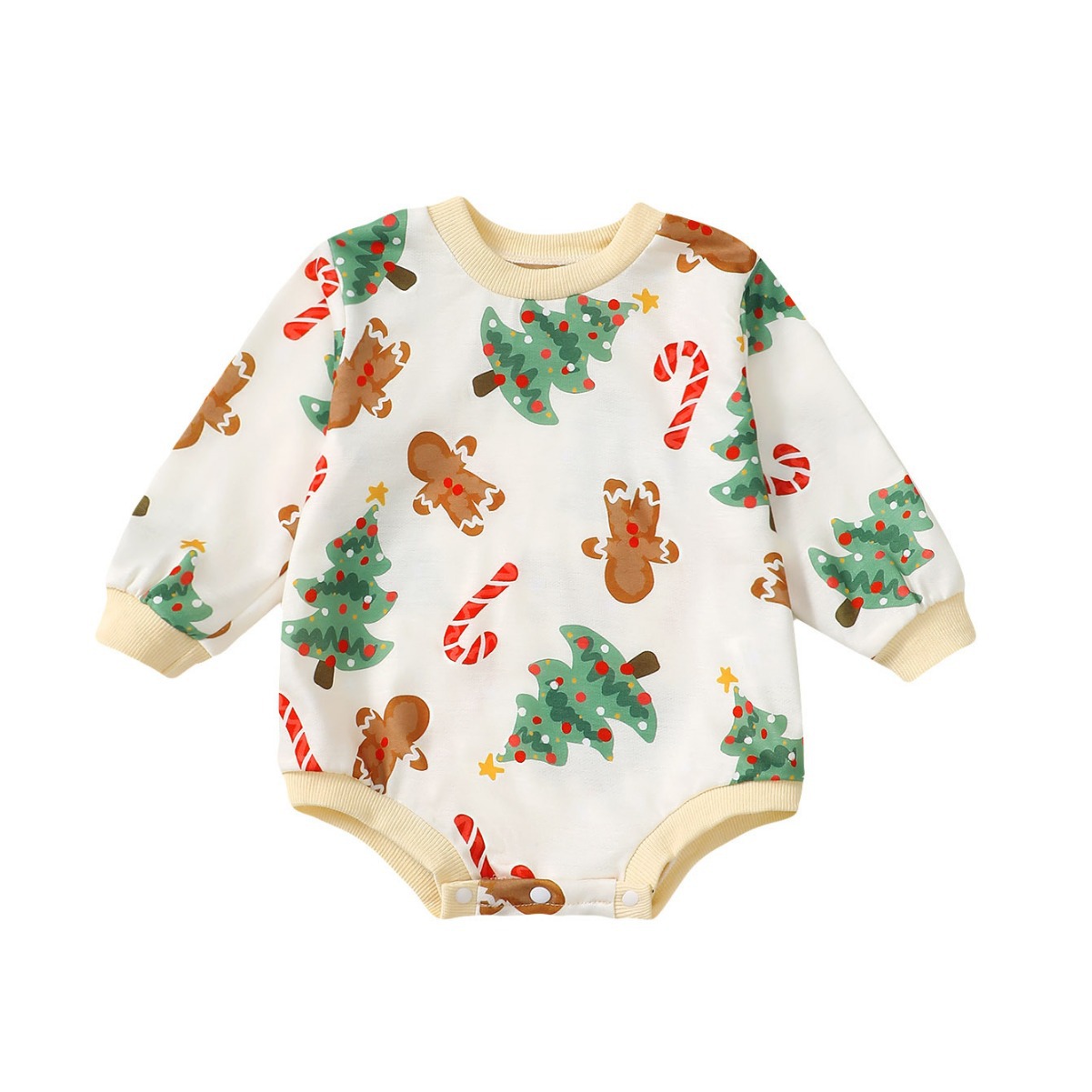 국경 간 크리스마스 폭발  귀여운 색 크리스마스 트리 하 옷 크리스마스 등반 옷 0-1 세