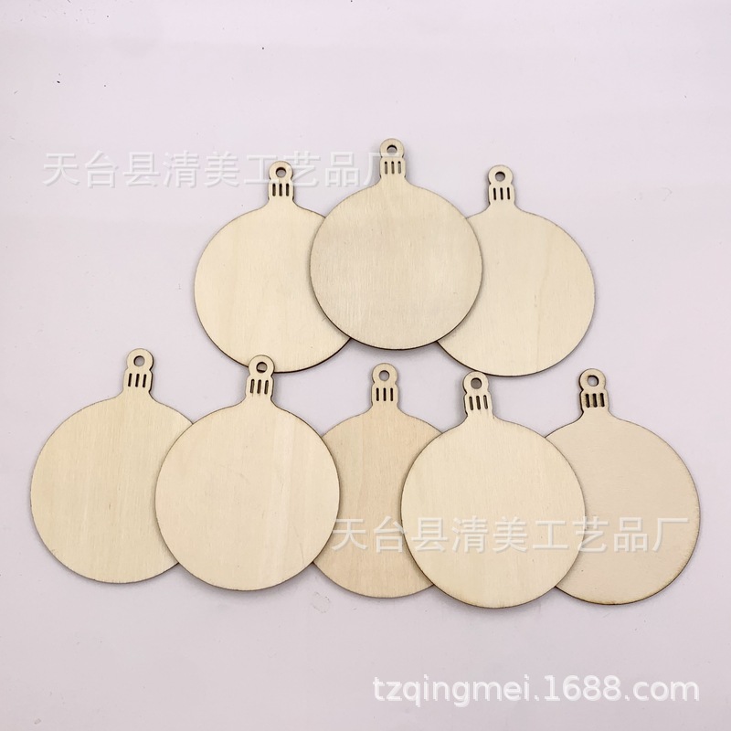 70*89mm Navidad linterna madera chip colgante Navidad Festival decorativo madera chip 10 unidades un paquete con cuerda de cáñamo