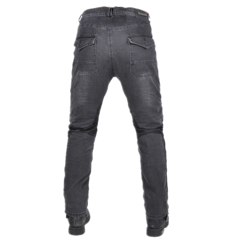 Jeans de motocicleta para hombres y mujeres verano malla transpirable locomotora elástica resistente al desgaste montar pantalones anticaídas protector de silicona